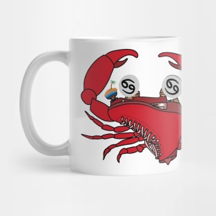 Cancer Roller Skate Crab Mug